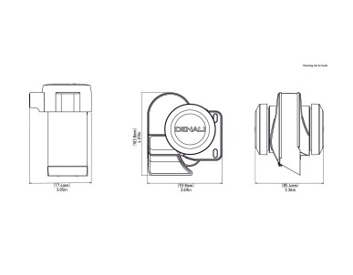 Denali SoundBomb™ Split Dual-Tone Air Horn
